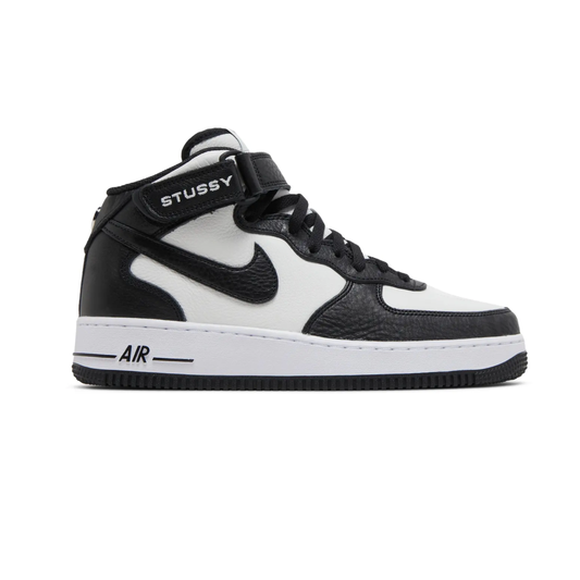 Nike Air Force 1 Mid Stussy Light Bone Black