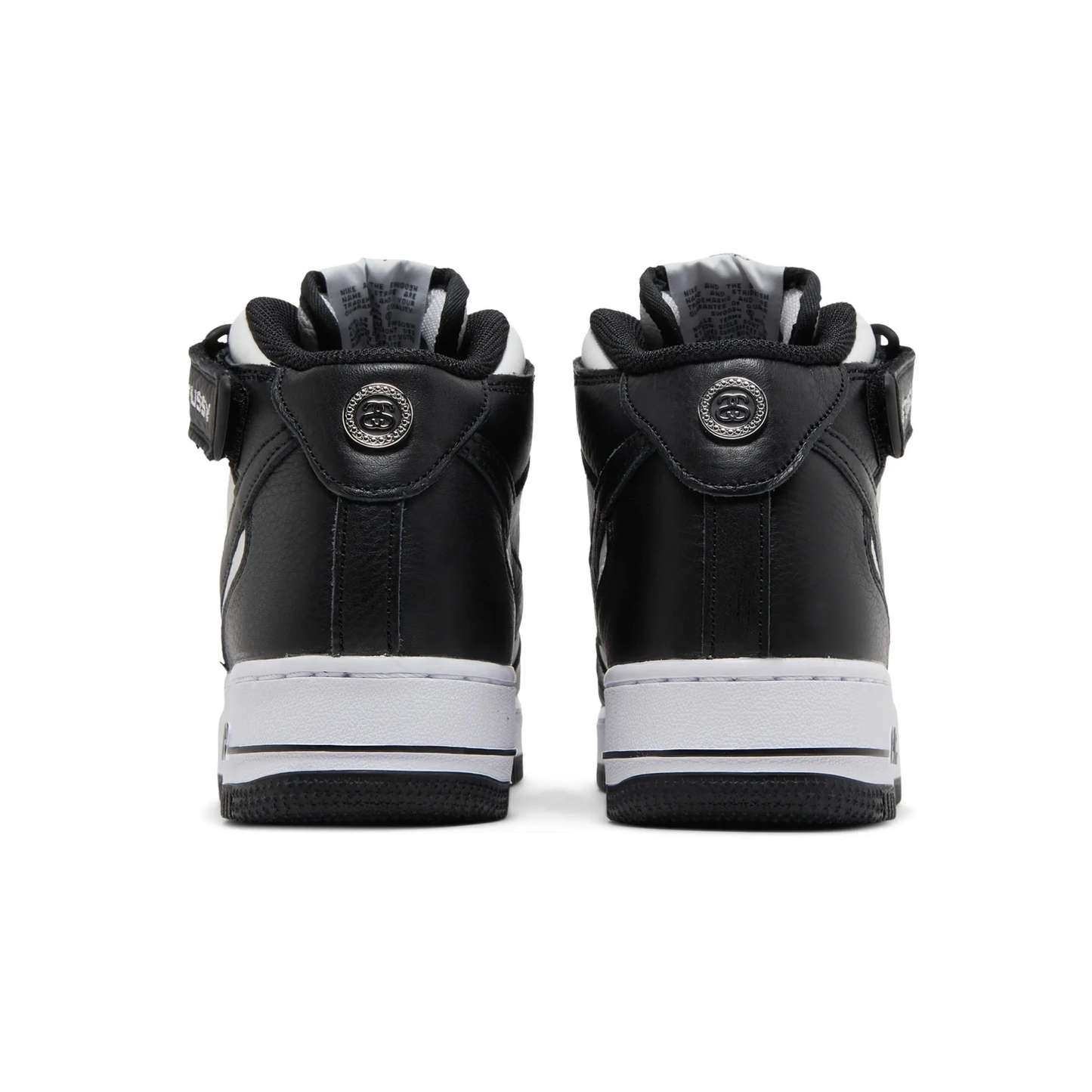 Nike Air Force 1 Mid Stussy Light Bone Black
