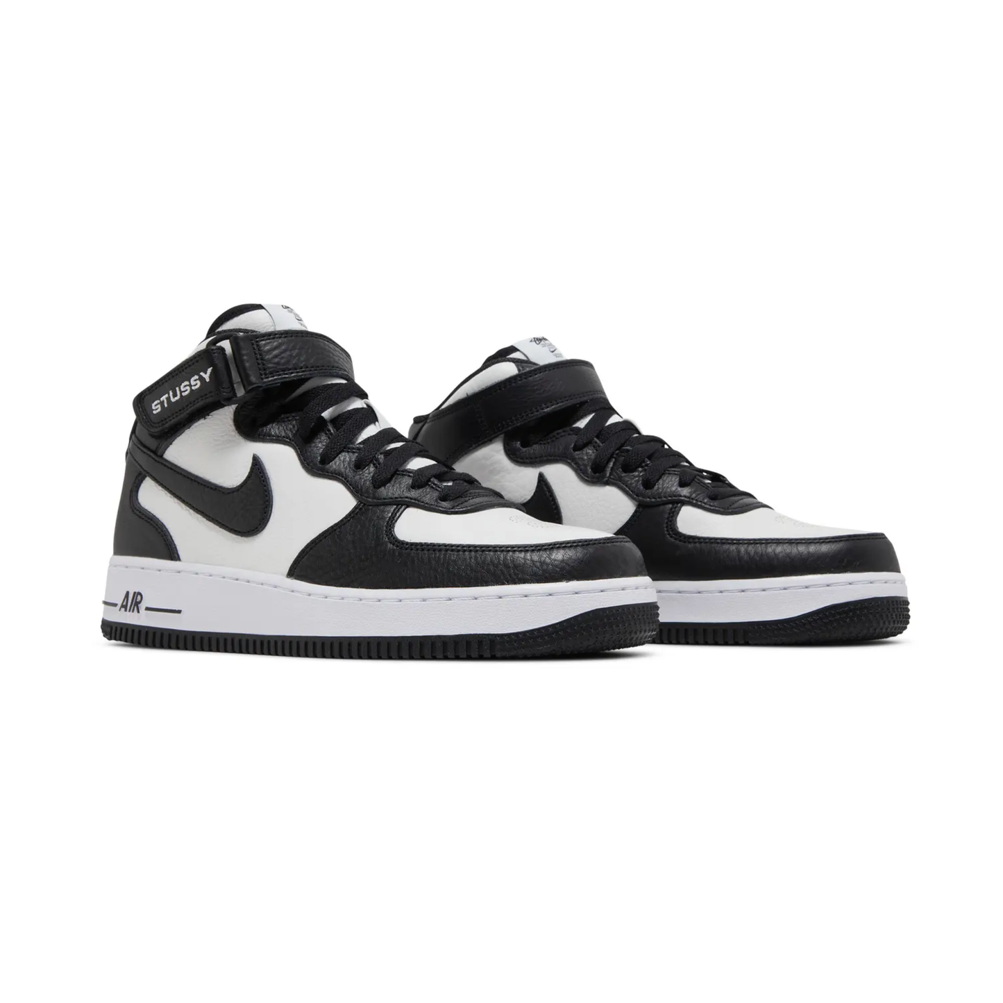Nike Air Force 1 Mid Stussy Light Bone Black