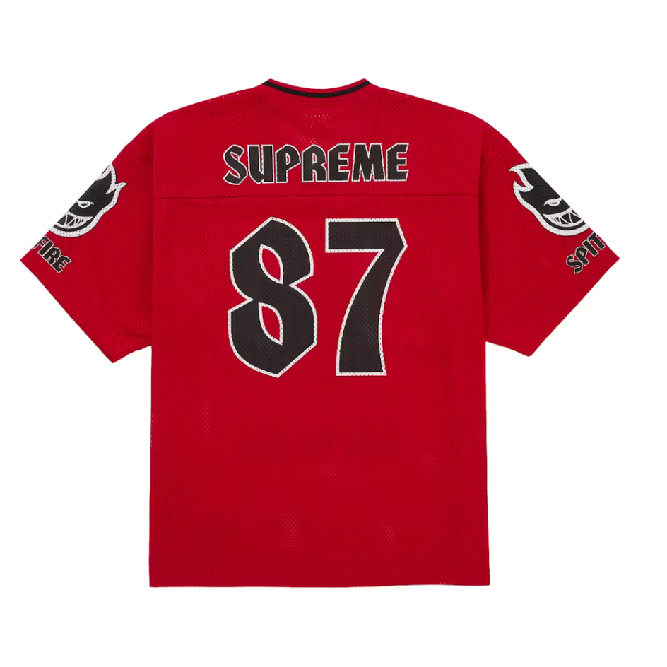 Supreme Spitfire Football Jersey Red