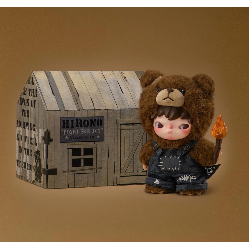 Pop Mart Hirono Living Wild Fight For Joy Plush Doll