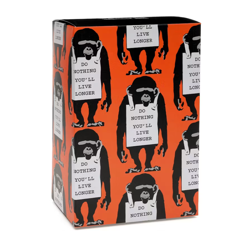 Bearbrick Monkey Sign 100% & 400% Set Orange