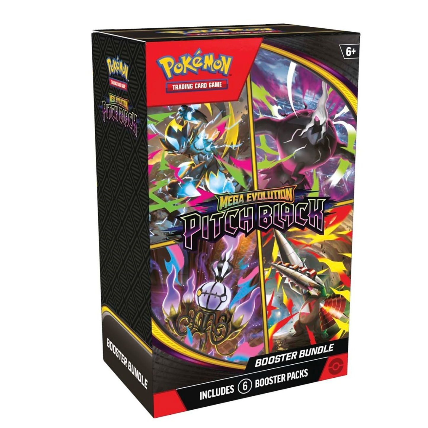 Pokémon TCG: Mega Evolution-Pitch Black Booster Bundle (6 Packs)