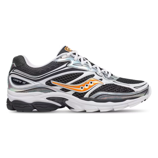 Saucony ProGrid Omni 9 Speed Shades White Black Orange