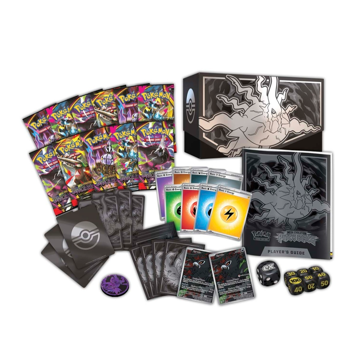 2026 Pokémon Mega Evolution Pitch Black Pokemon Center Elite Trainer Box
