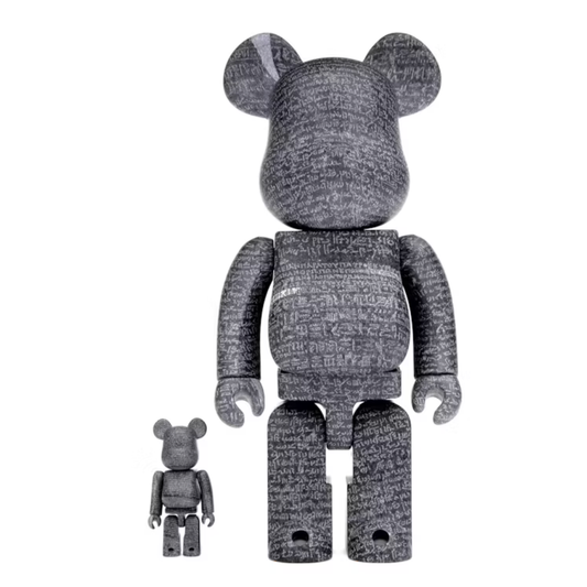 Bearbrick The British Museum (The Rosetta Stone) 100% & 400% Set