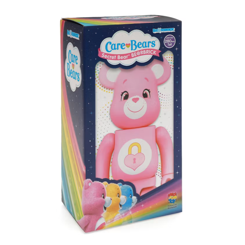 Bearbrick x Care Bears Secret Bear 400% Pink