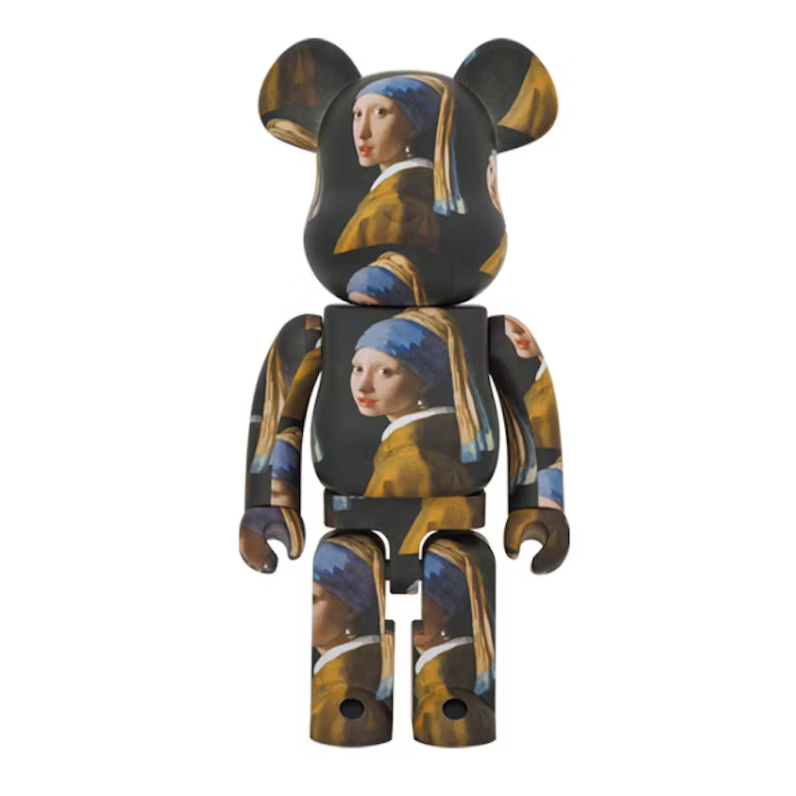 Bearbrick Johannes Vermeer (Girl with a Pearl Earring) 1000%