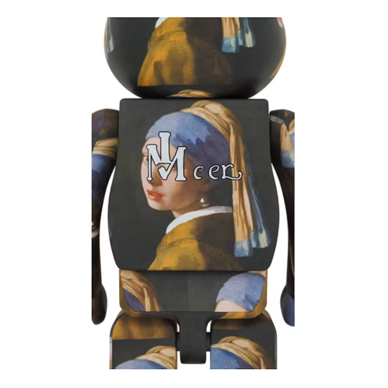 Bearbrick Johannes Vermeer (Girl with a Pearl Earring) 1000%