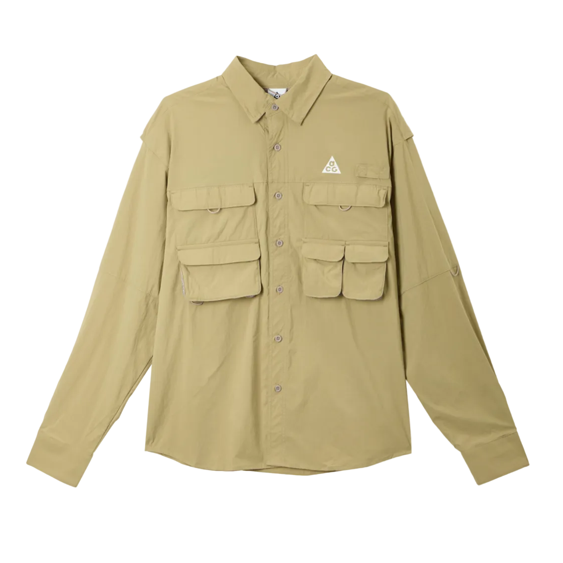 Nike Acg Orb Weaver Drifit Adv Uv Shirt Beige
