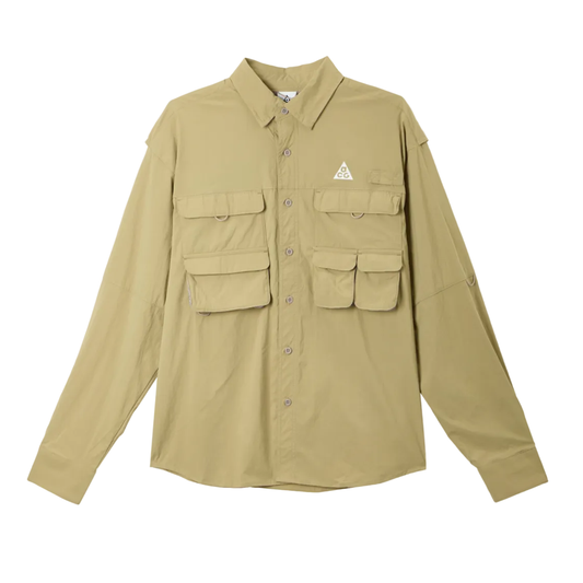 Nike Acg Orb Weaver Drifit Adv Uv Shirt Beige
