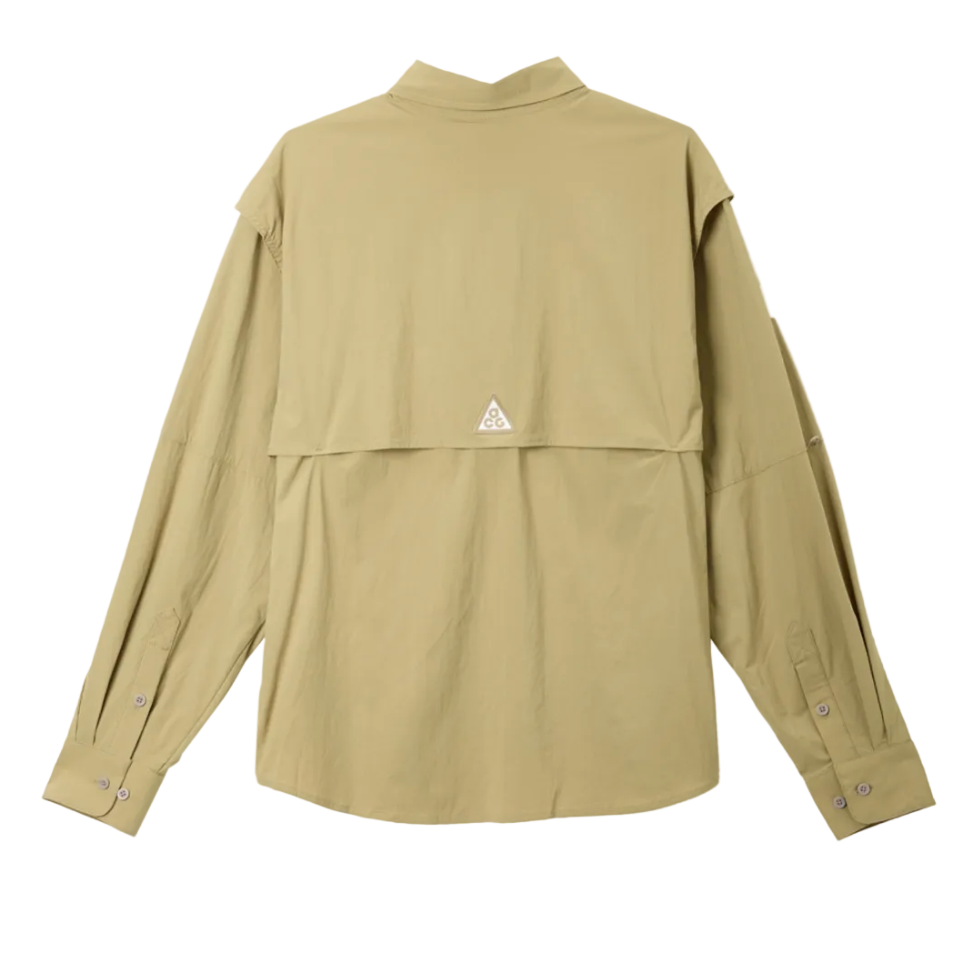 Nike Acg Orb Weaver Drifit Adv Uv Shirt Beige