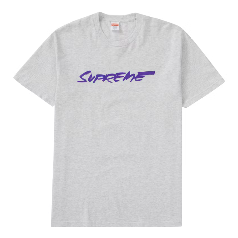 Supreme Futura Logo Tee Ash Grey