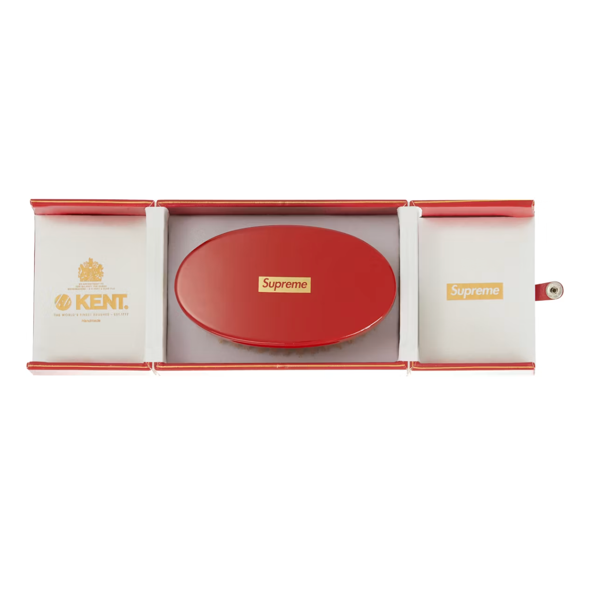 Supreme Kent Military Hairbrush Red