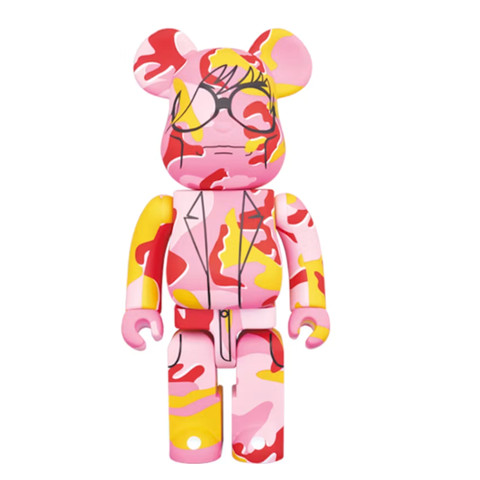 Bearbrick x Andy Warhol Camo Version 1000% Multi