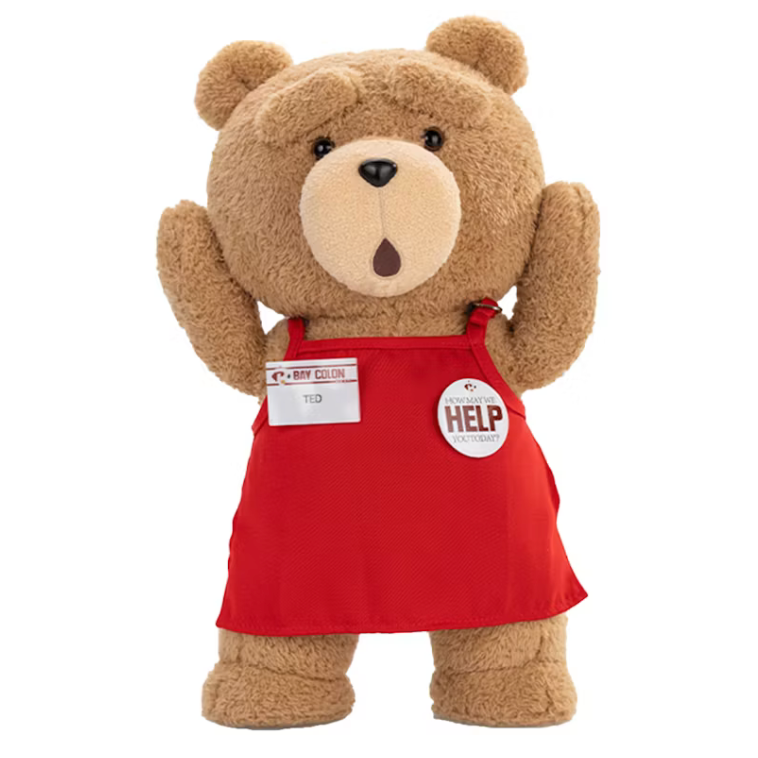 Pop Mart Ted2-ted Action Plush Figure