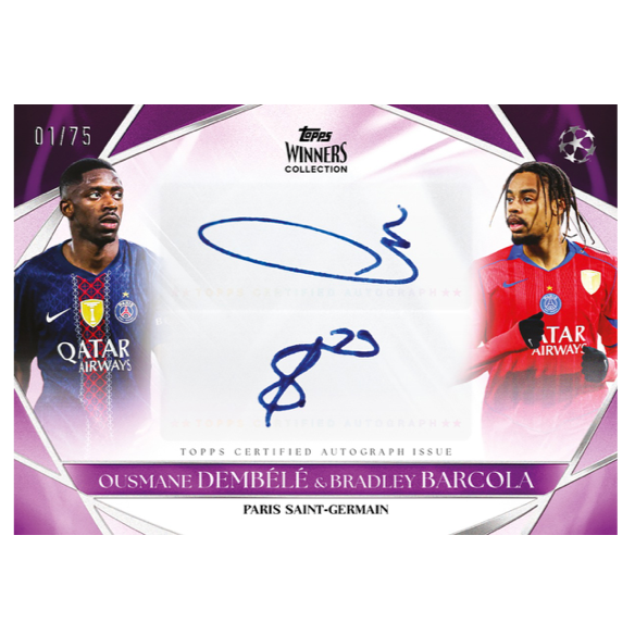 2025-26 Topps Winners Collection UEFA Champions League - Paris Saint-Germain Hobby Box