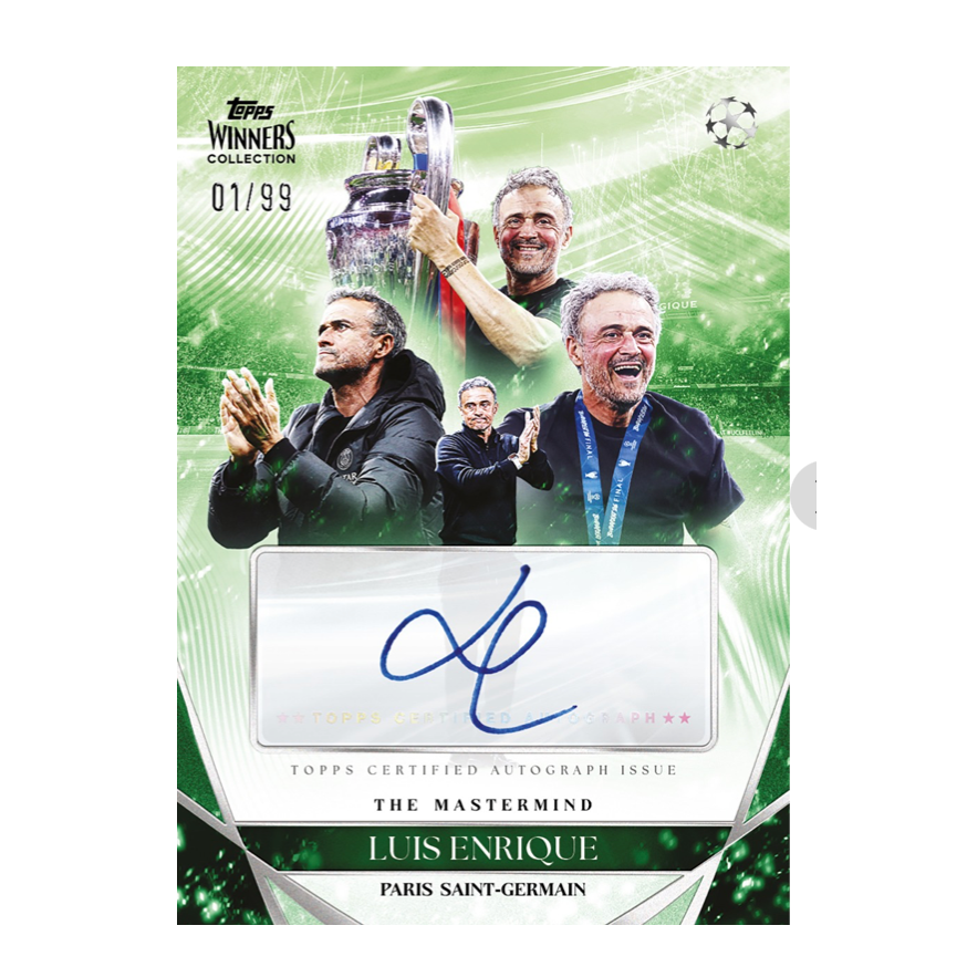 2025-26 Topps Winners Collection UEFA Champions League - Paris Saint-Germain Hobby Box