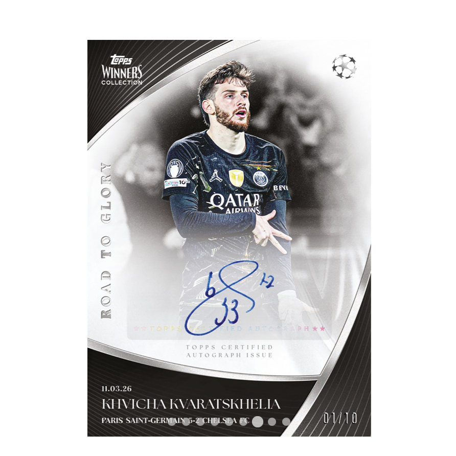 2025-26 Topps Winners Collection UEFA Champions League - Paris Saint-Germain Hobby Box