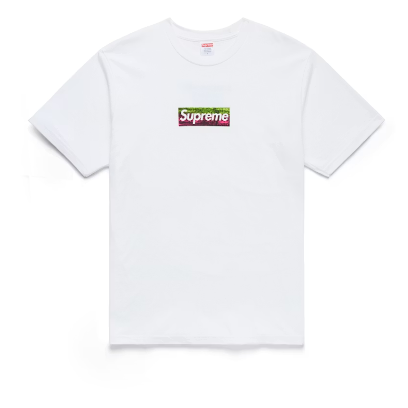 Supreme Los Angeles Fire Relief Box Logo Tee White