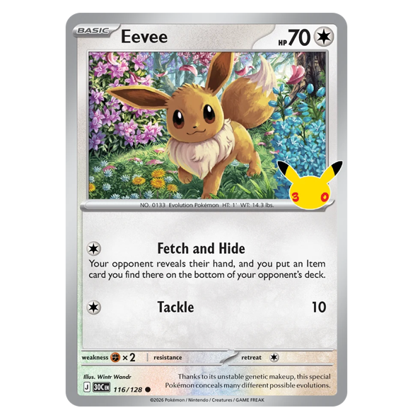 2026 Pokémon Mega Evolution 30th Celebration 2 Pack Blister