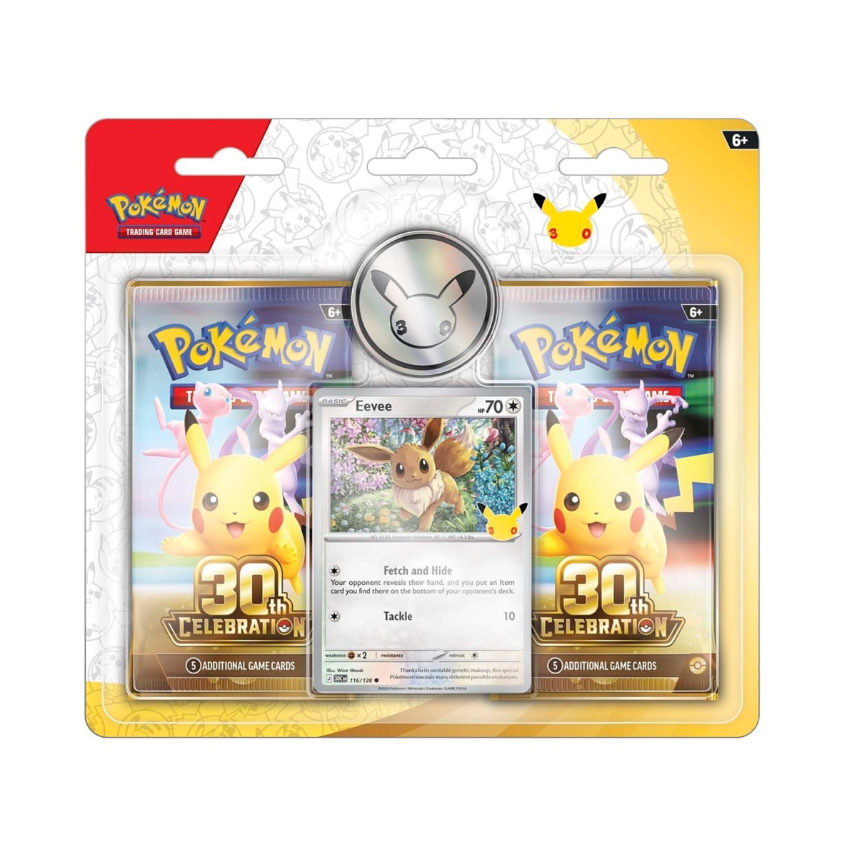 2026 Pokémon Mega Evolution 30th Celebration 2 Pack Blister