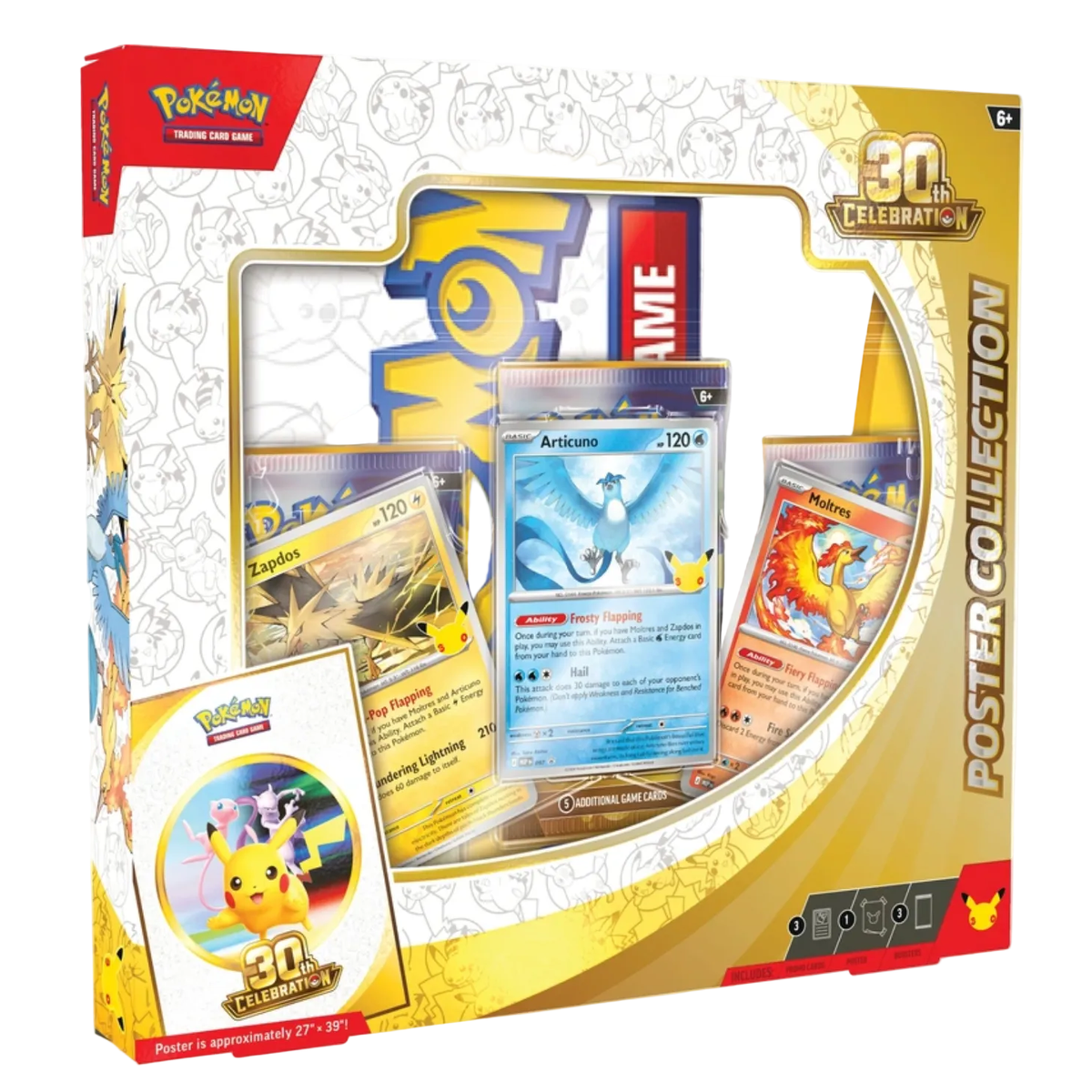 2026 Pokémon Mega Evolution 30th Celebration Poster Collection