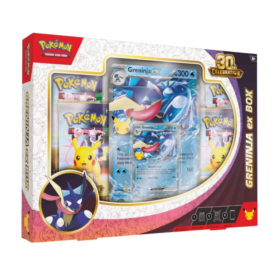 2026 Pokémon Mega Evolution 30th Celebration Greninja ex Box