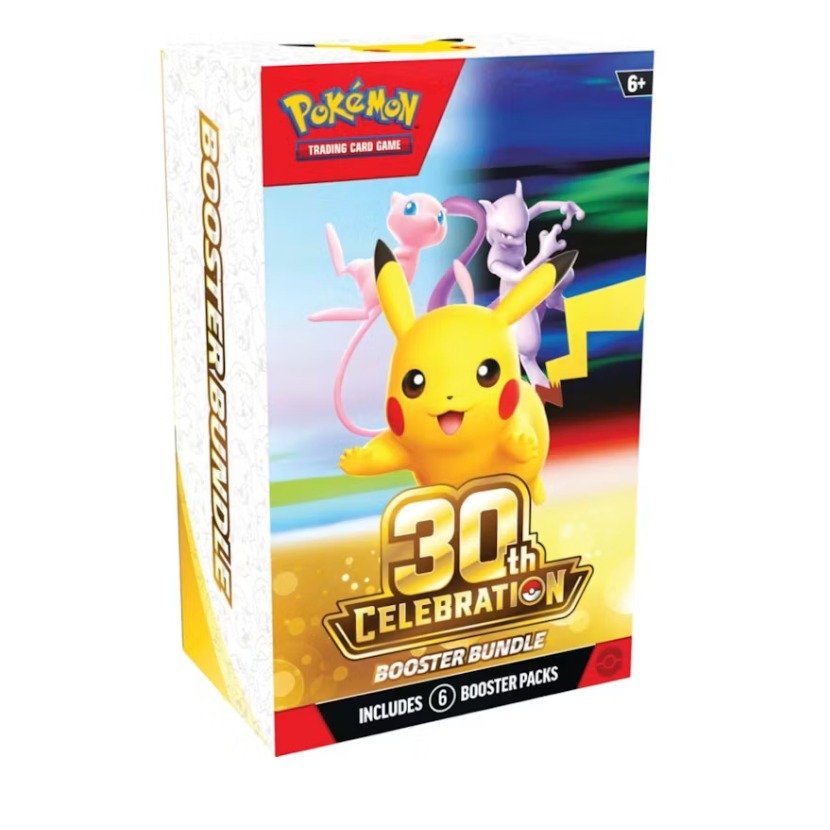 2026 Pokémon Mega Evolution 30th Celebration Booster Bundle