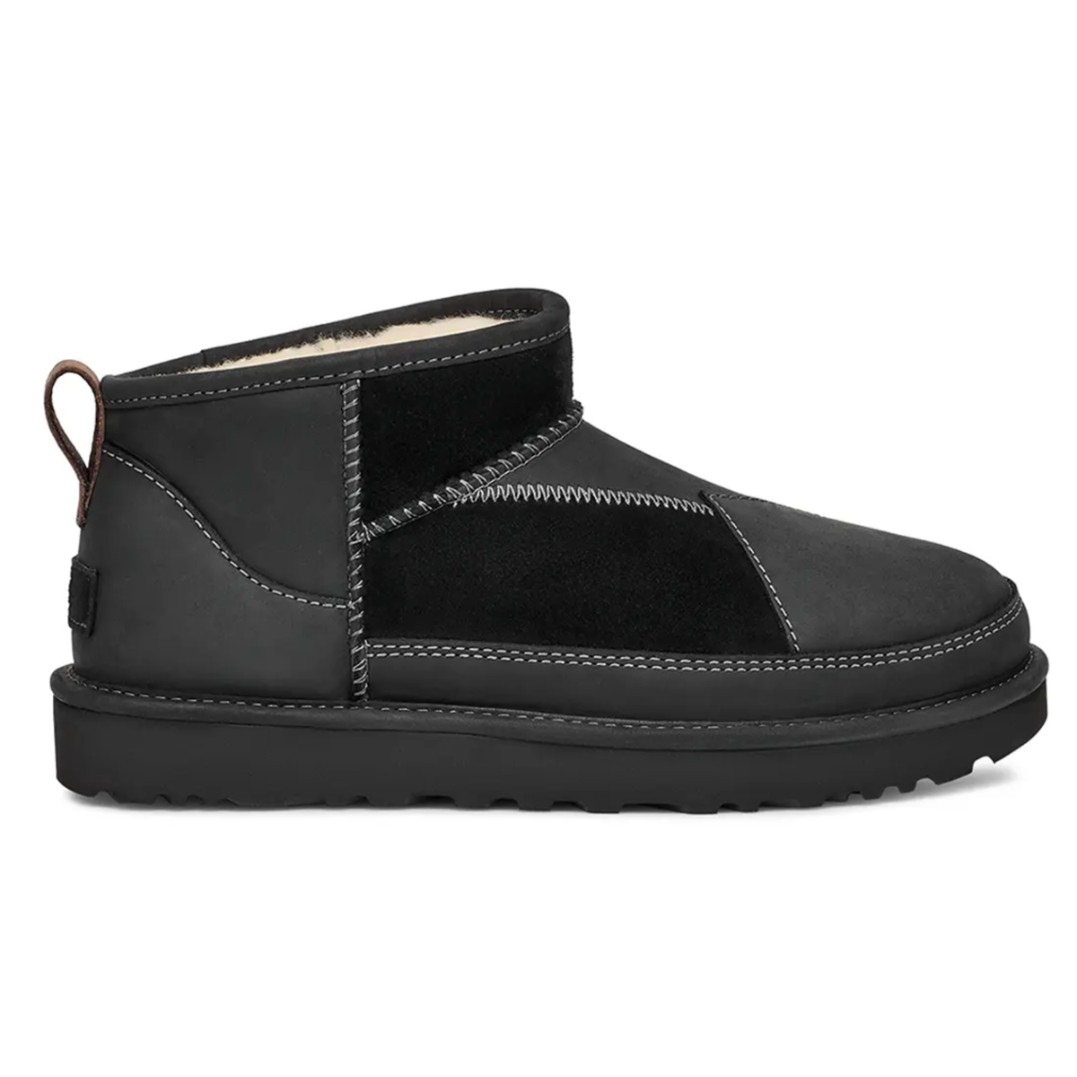 UGG Women's Black Classic Ultra Mini Reimagined