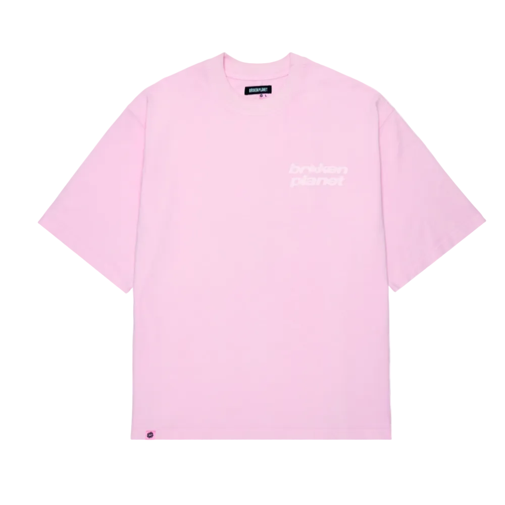 Broken Planet Star Logo T-shirt Candy Pink/Pink Logo