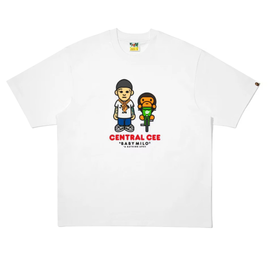 BAPE x Spotify x Central Cee Bax Milo Relaxed Fit Tee White