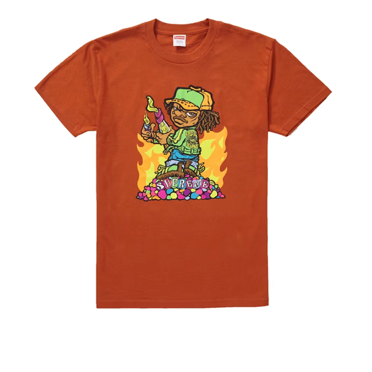 Supreme Molotov Kid Tee Rust