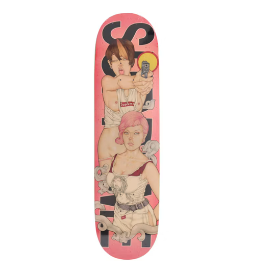 Supreme Girls Skateboard Deck Red