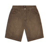 Broken Planet Market Denim Shorts Washed Brown