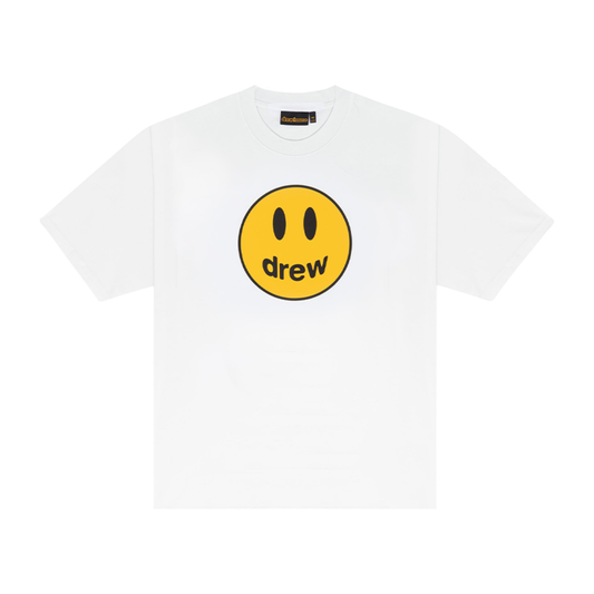 Drew House Mascot SS Tee White by Drew House in Clothing. Available at KershKicks for £95.00. A must-have for fans of Drew House looking to elevate their style with this T-Shirt.