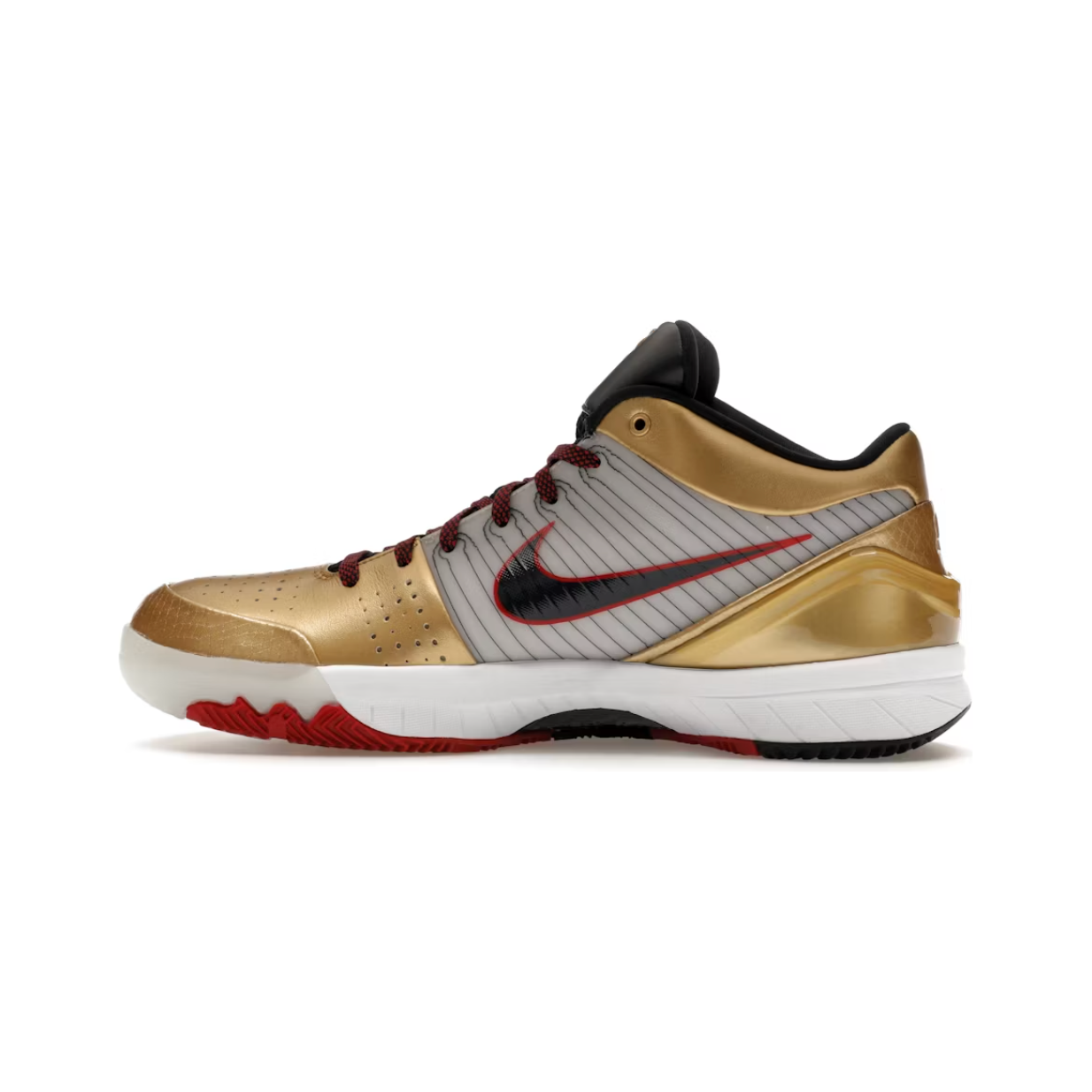 Nike Kobe 4 Protro Gold Medal (2024) by Nike in Uncategorized. Available at KershKicks for £250.00. A must-have for fans of Nike looking to elevate their style with this Shoes.