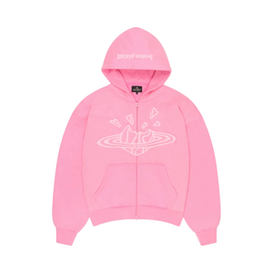 Broken Planet Zip Up Hoodie Candy Pink | Broken Planet Market Broken Planet Zip Up Hoodie Candy Pink | Broken Planet Market