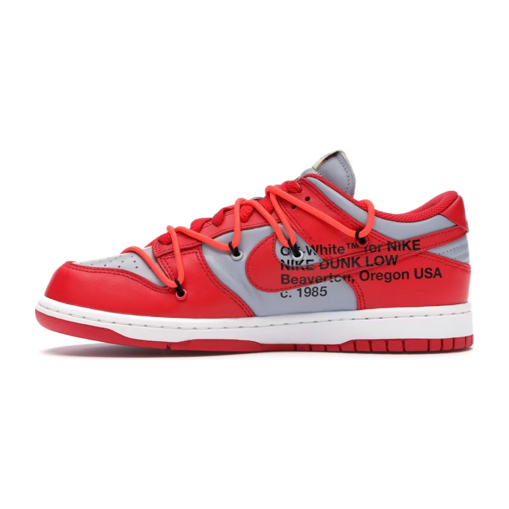 Nike Dunk Low Off White University Red