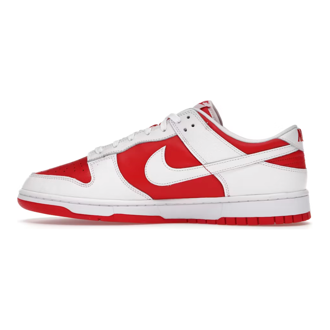 Nike Dunk Low Championship Red (2021) by Nike in Shoes. Available at KershKicks for £135.00. A must-have for fans of Nike looking to elevate their style with this Shoes.