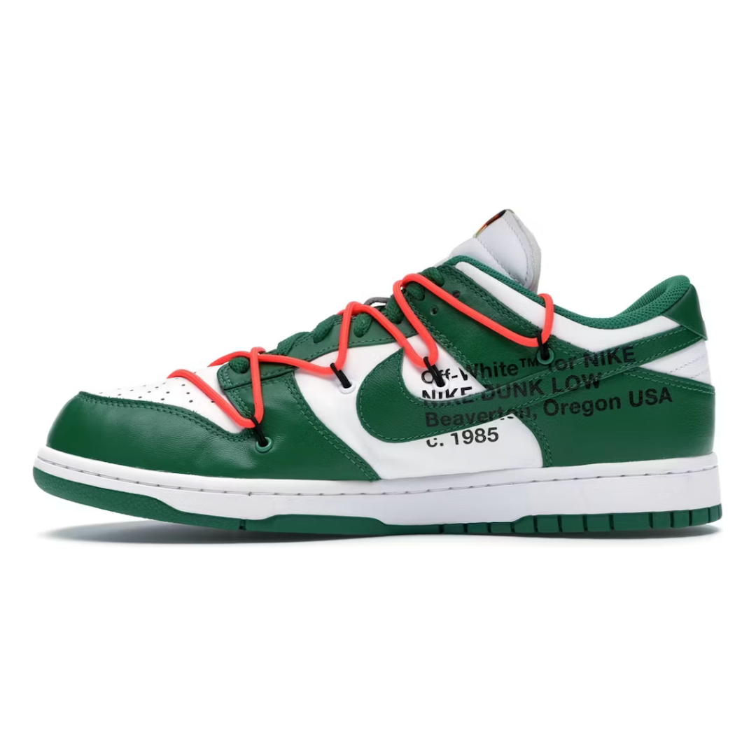 Nike Dunk Low Off White Pine Green Nike KershKicks