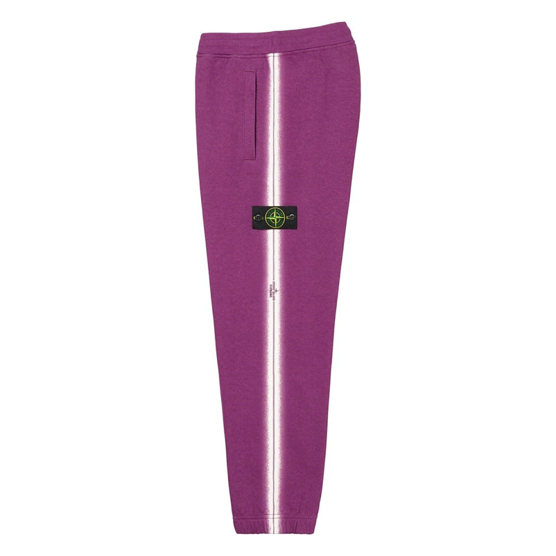 Supreme Stone Island Stripe Sweatpant Purple
