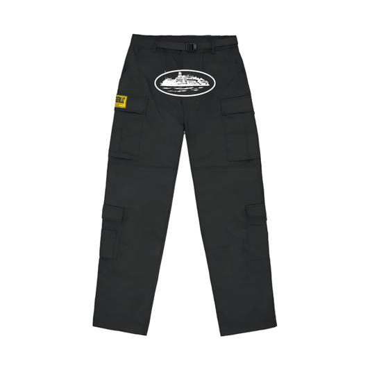 Corteiz OG Guerillaz Cargos Black
