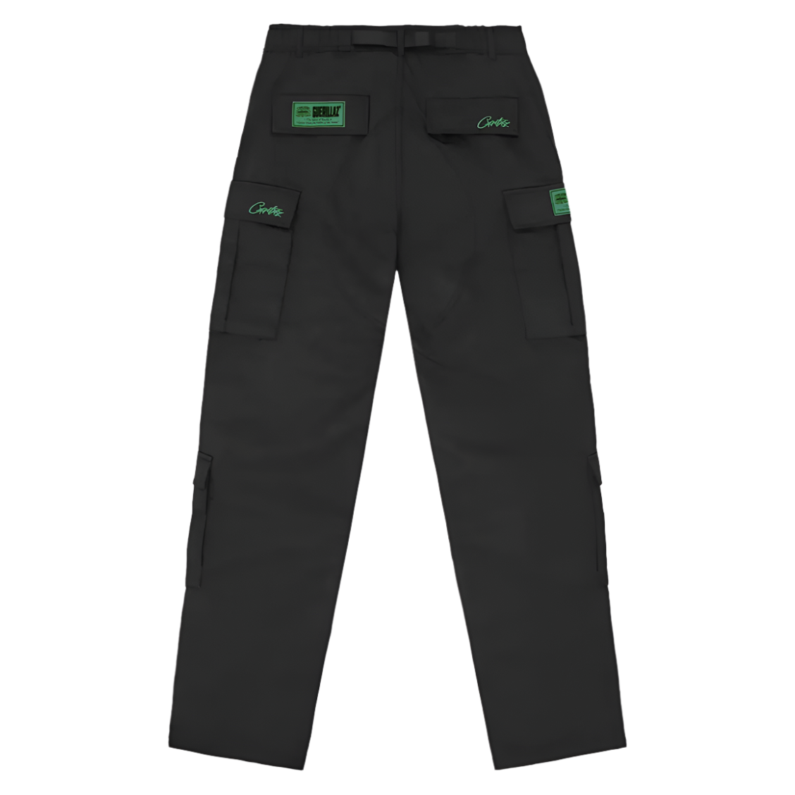 Corteiz Mula Guerillaz Cargos Black/Green