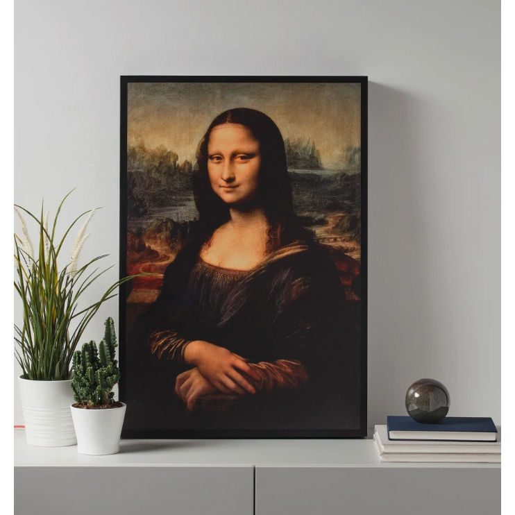 Virgil Abloh x IKEA MARKERAD "MONA LISA" Backlit Artwork Multicolor