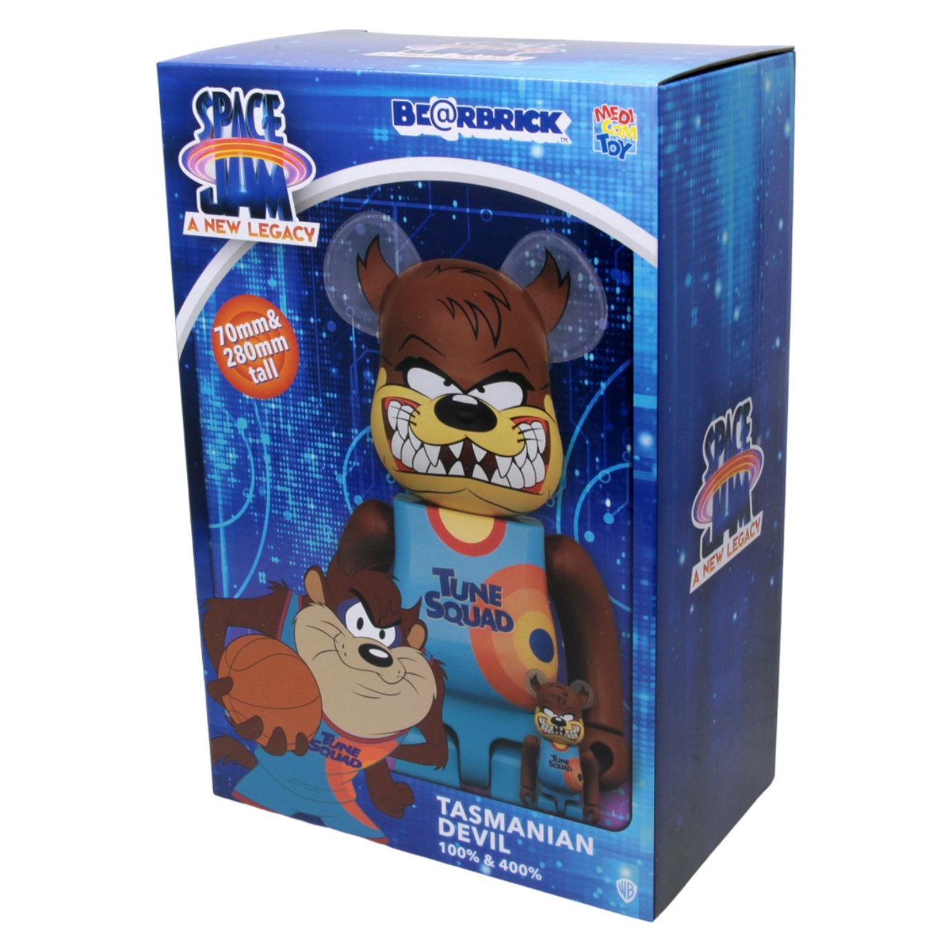 Bearbrick Space Jam: A New Legacy Tasmanian Devil 100% & 400% Set