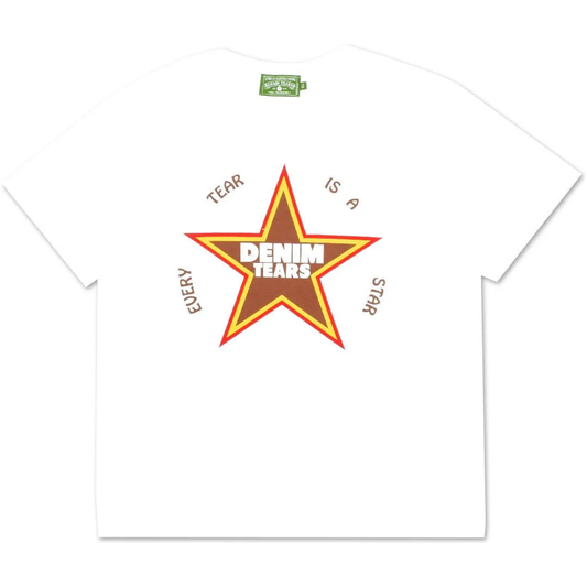 Denim Tears Every Tear Is a Star Tee White