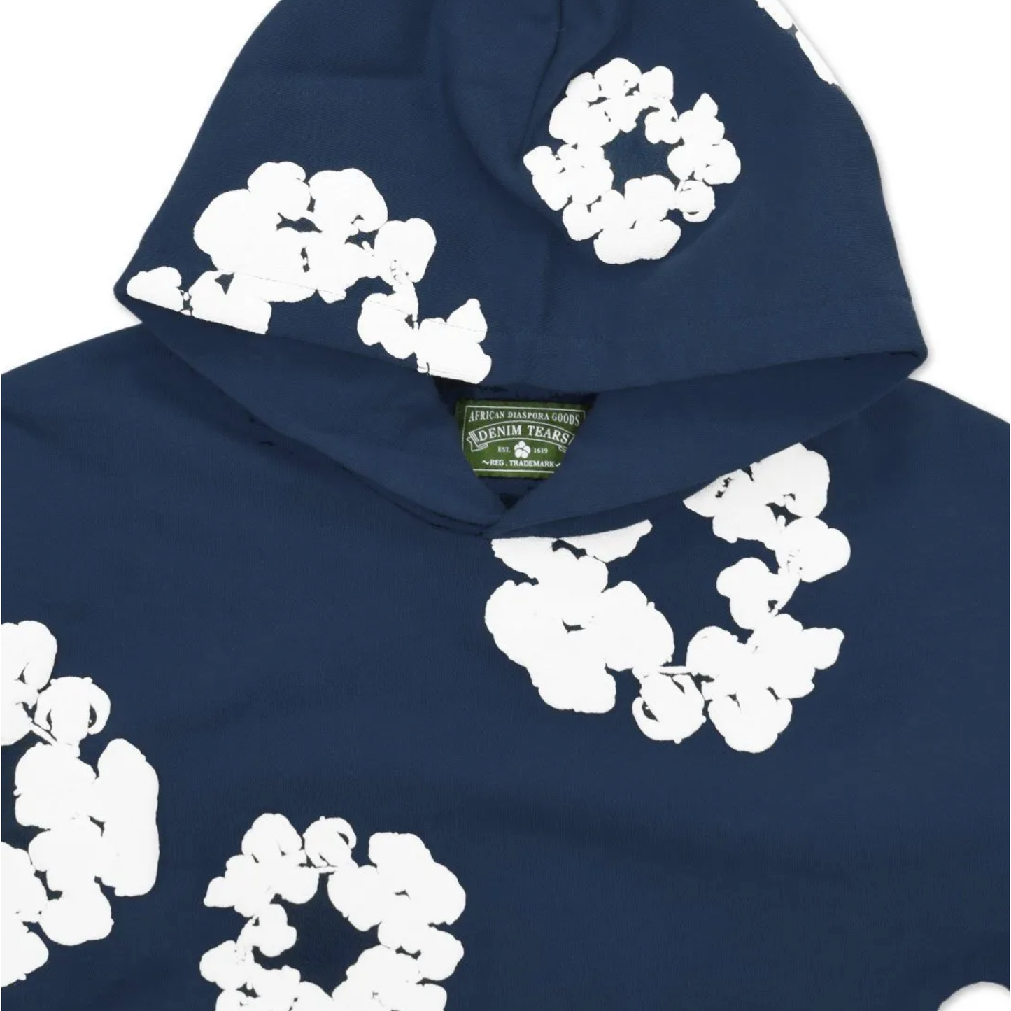 Denim Tears The Cotton Wreath Sweatshirt Navy