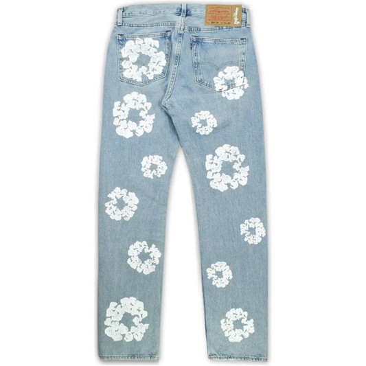 Denim Tears x Levi's Cotton Wreath Jean Light Wash