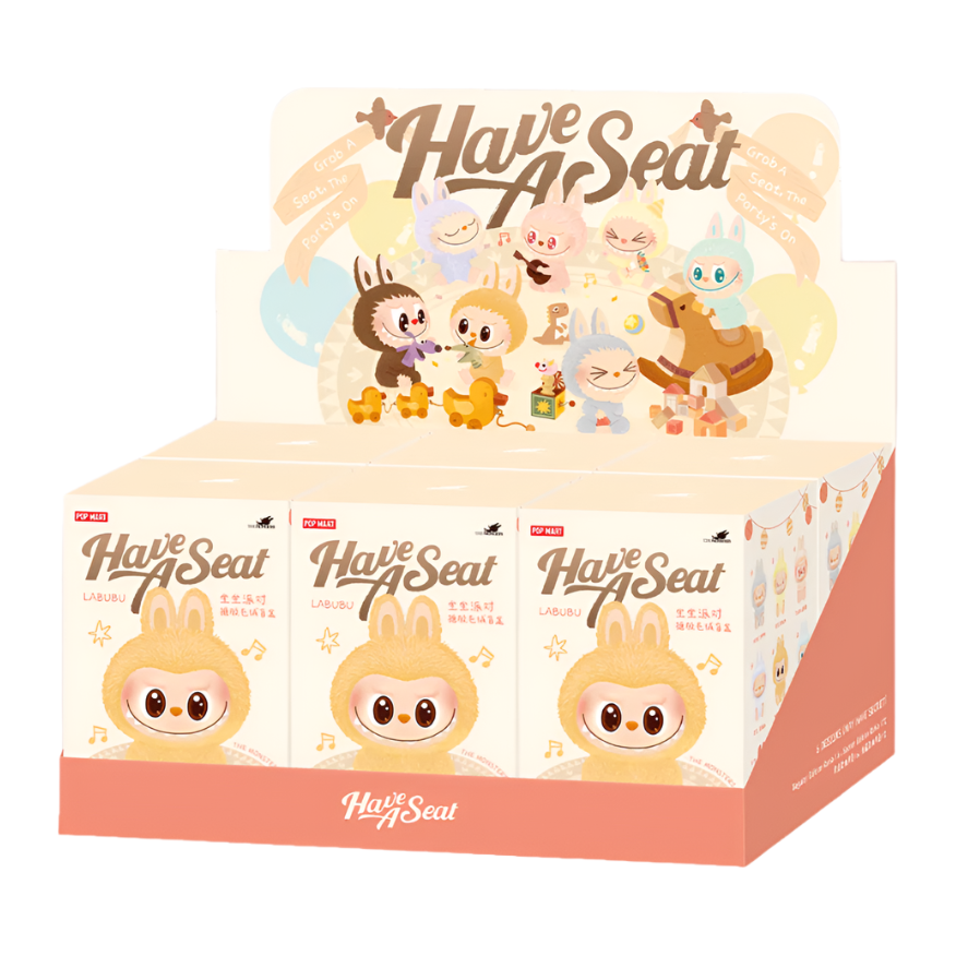 Pop Mart Labubu The Monsters Have a Seat Vinyl Plush Blind Box